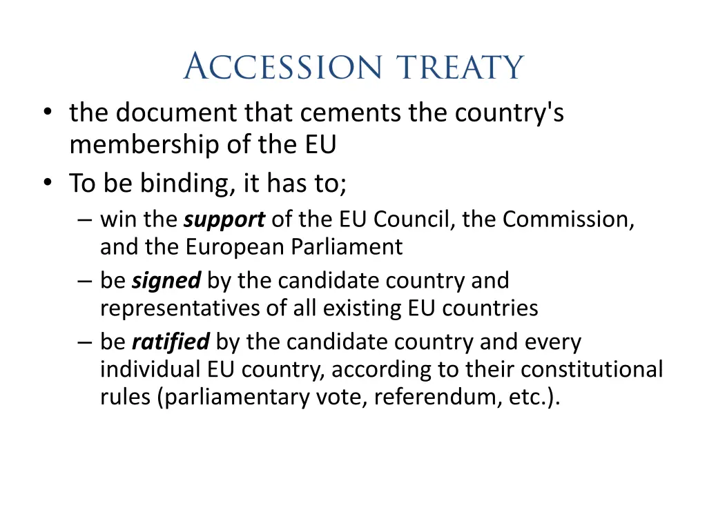 the document that cements the country
