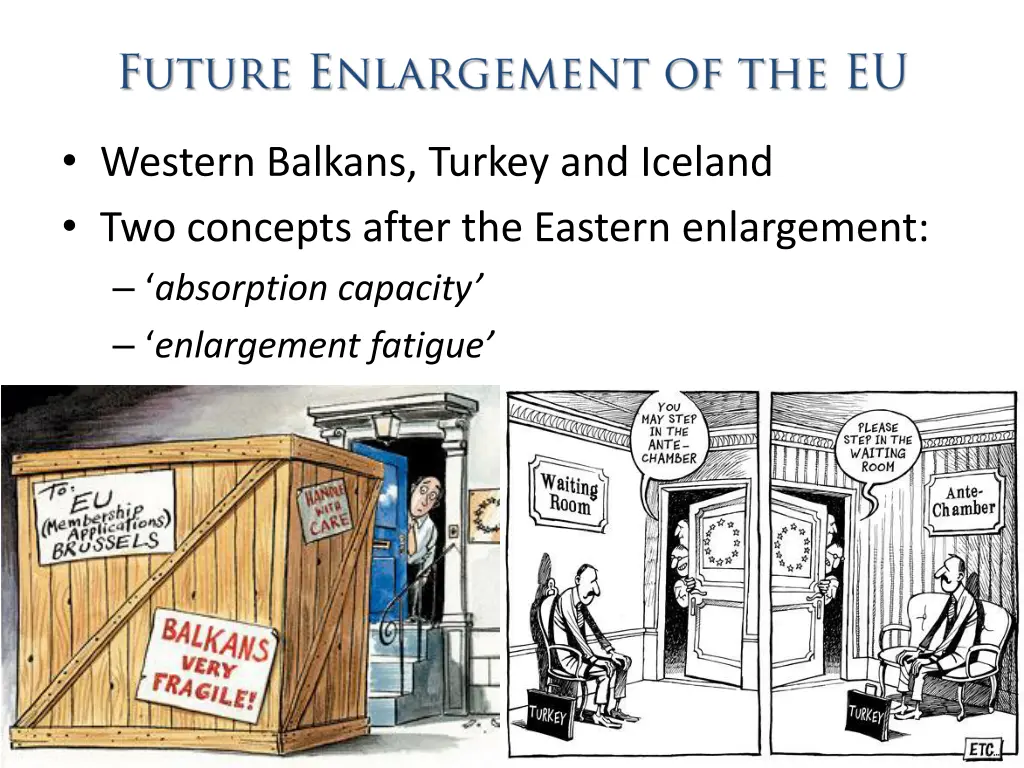 western balkans turkey and iceland two concepts