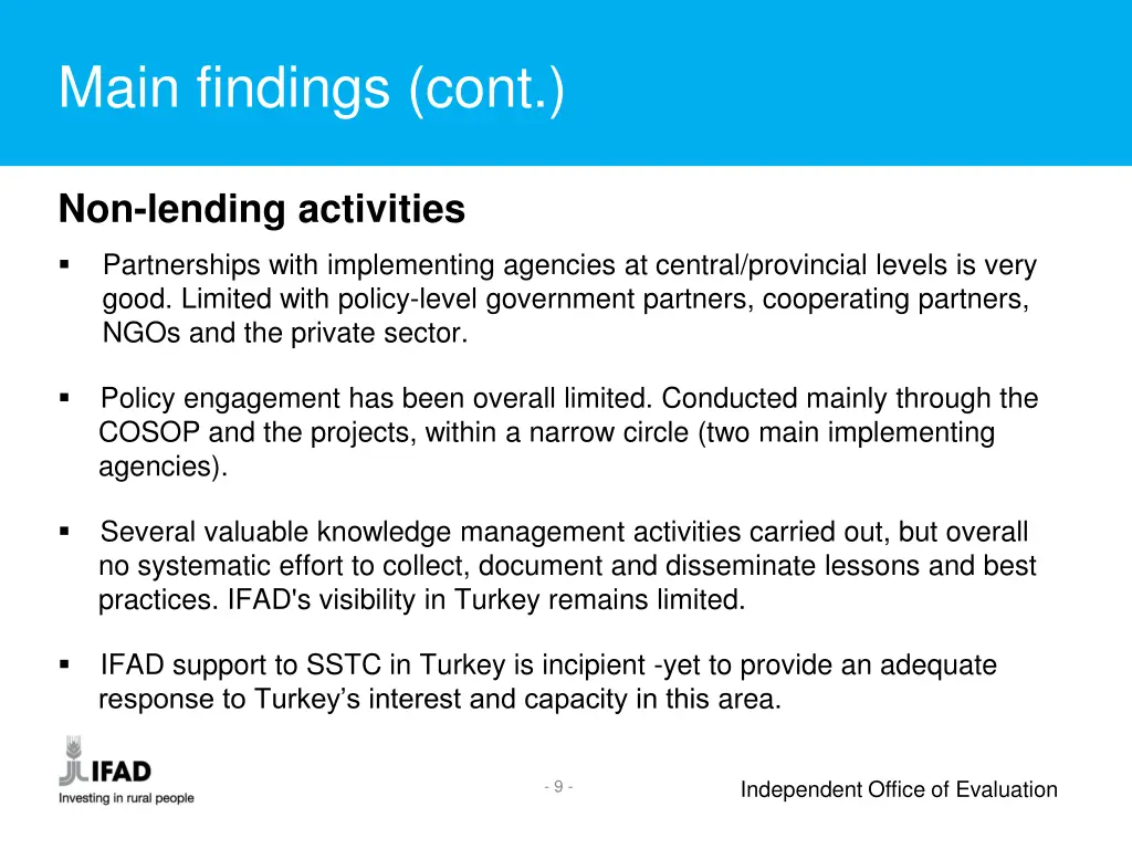 main findings cont 3