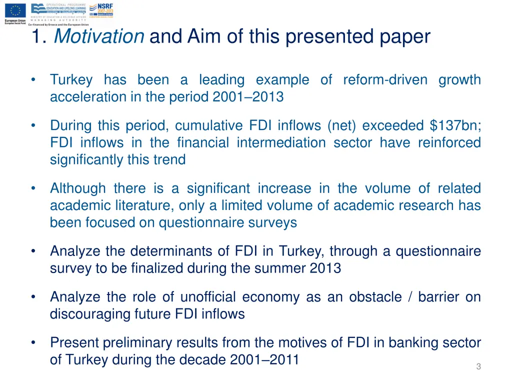 1 motivation and aim of this presented paper