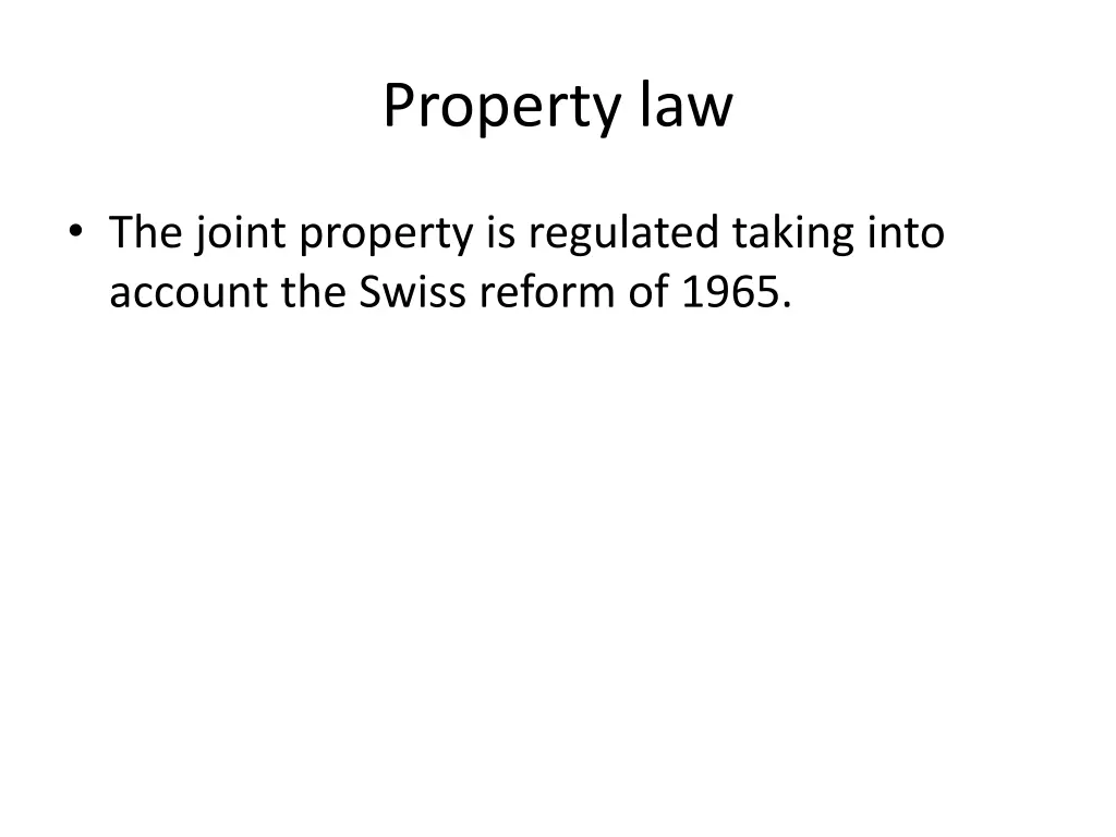 property law