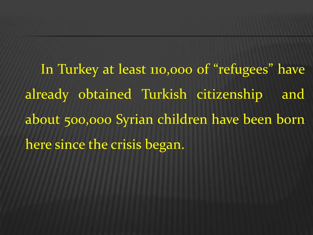 in turkey at least 110 000 of refugees have