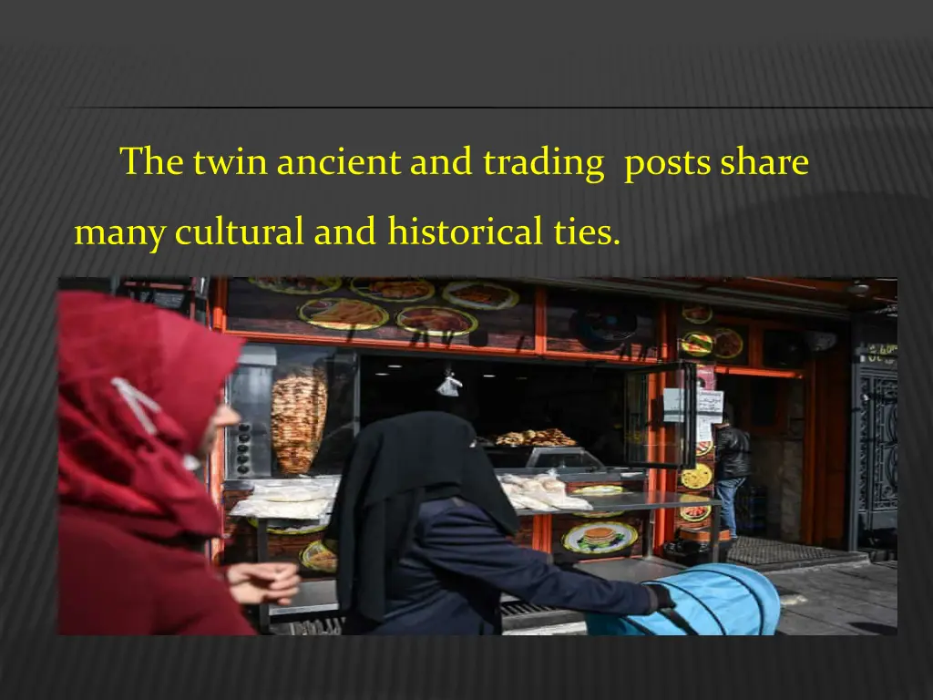 the twin ancient and trading posts share