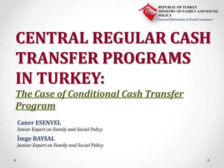 republic of turkey ministry of family and social