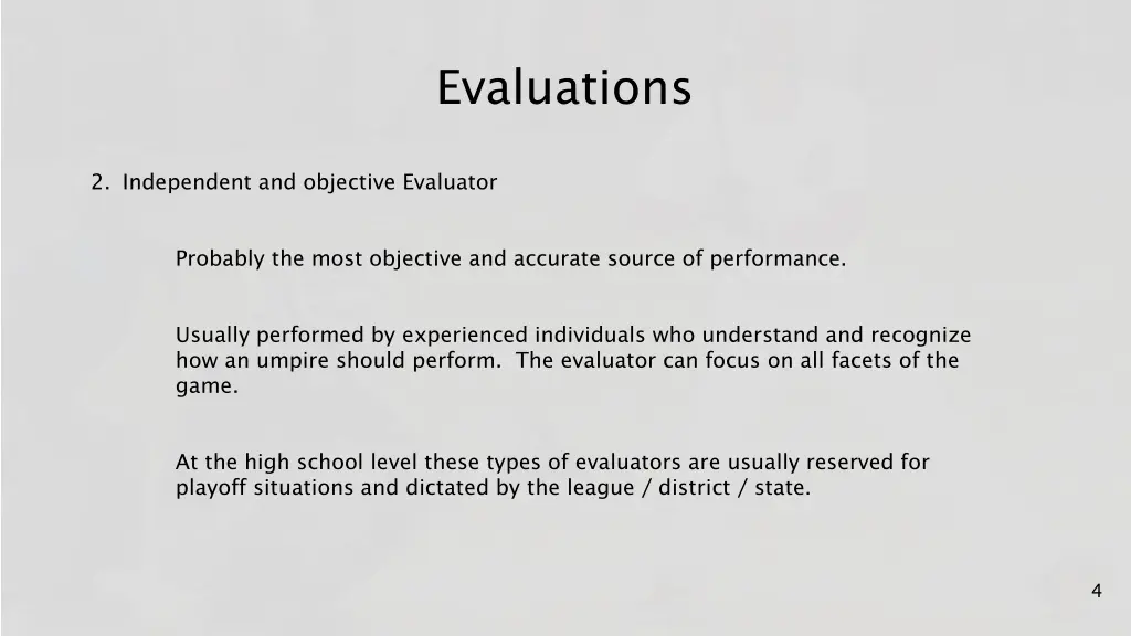evaluations 3