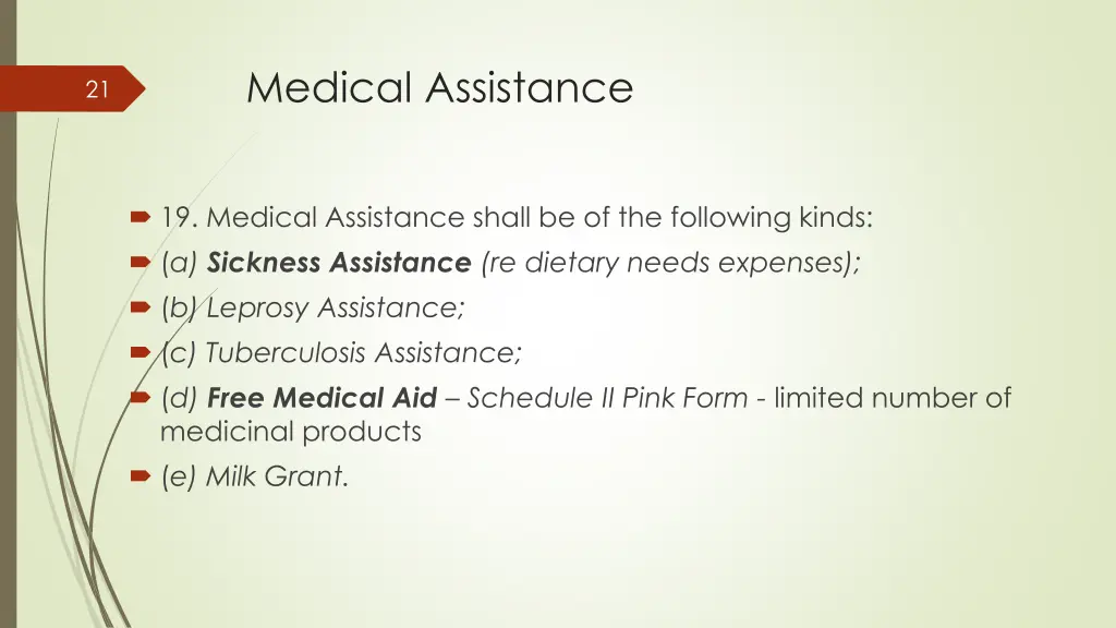medical assistance