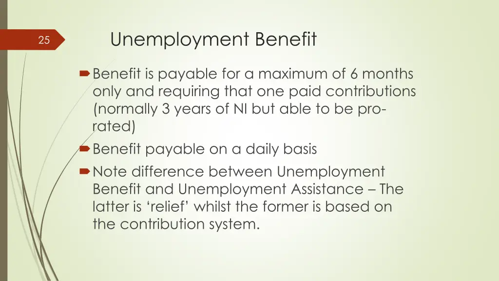 unemployment benefit