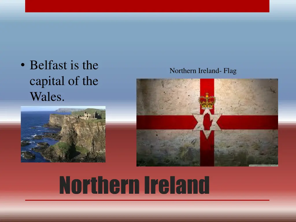 belfast is the capital of the wales