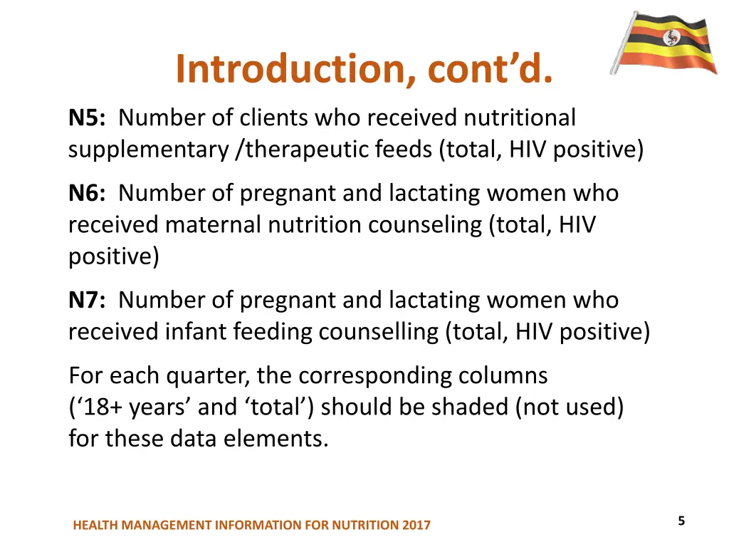 introduction cont d n5 number of clients