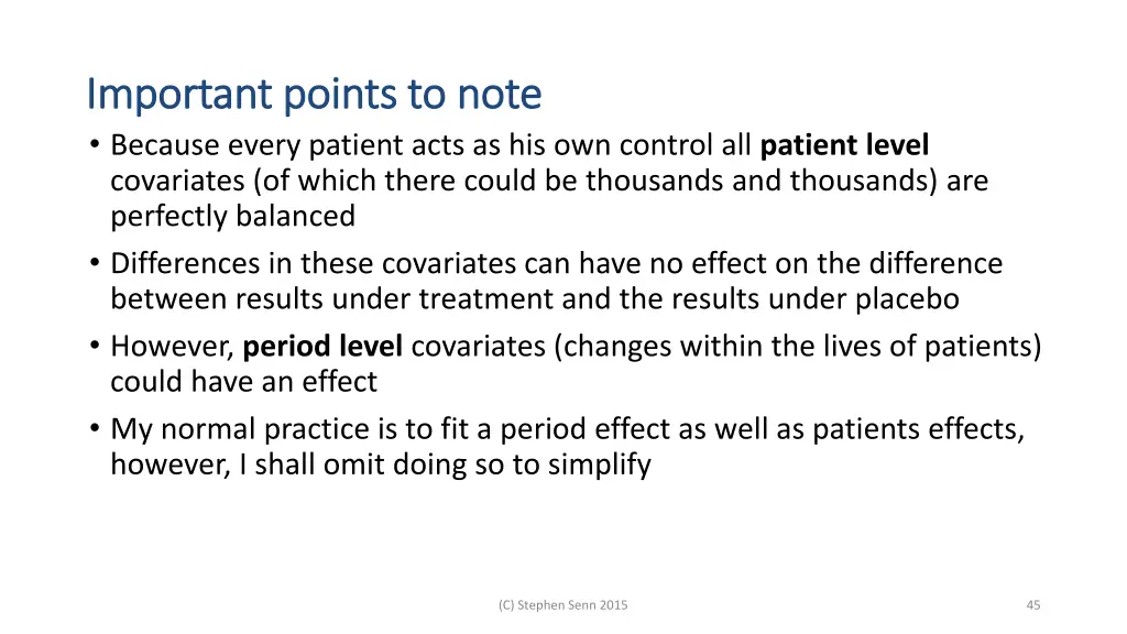 important points to note important points to note