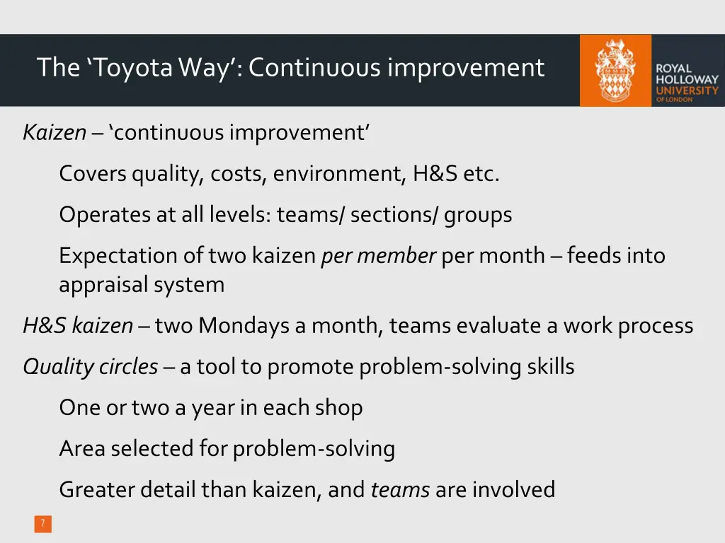 the toyota way continuous improvement