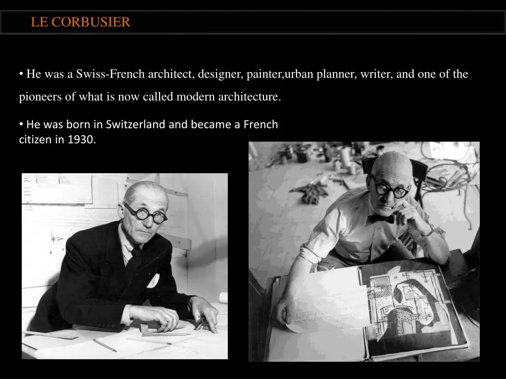 le corbusier