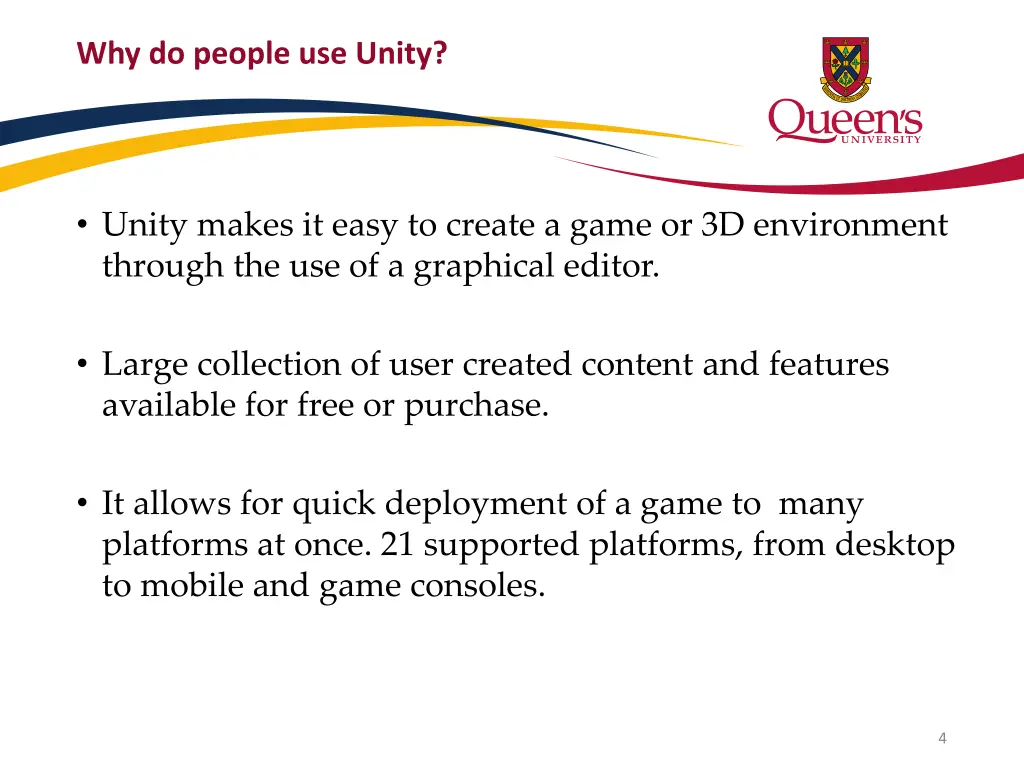 why do people use unity