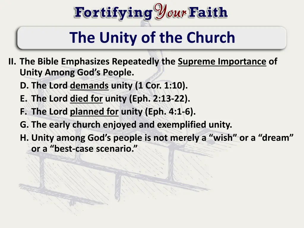 the unity of the church 3