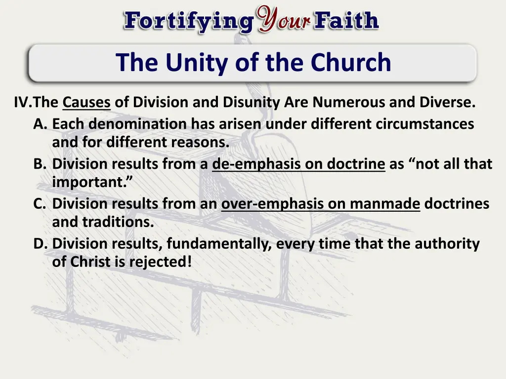 the unity of the church 5