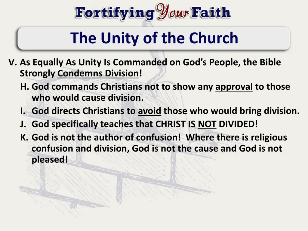 the unity of the church 7