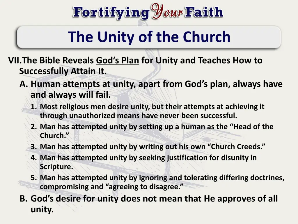 the unity of the church 9