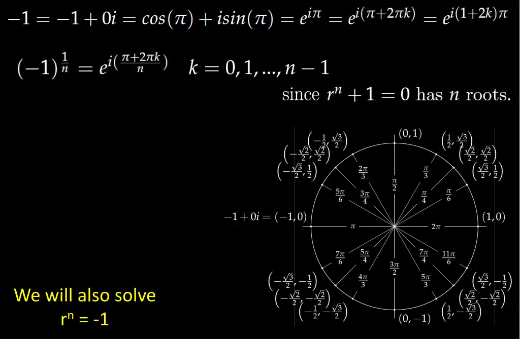 we will also solve r n 1