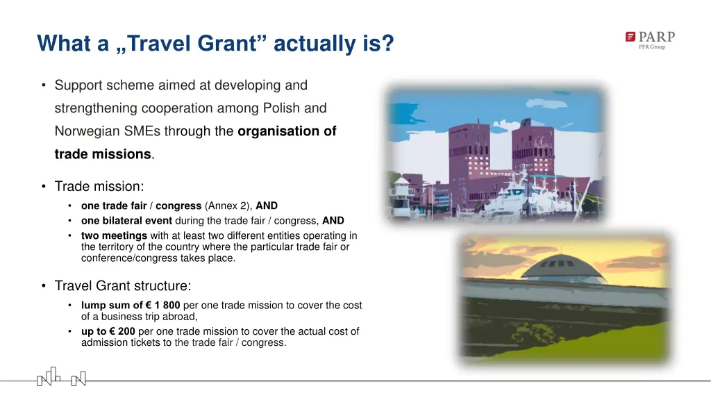 what a travel grant actually is
