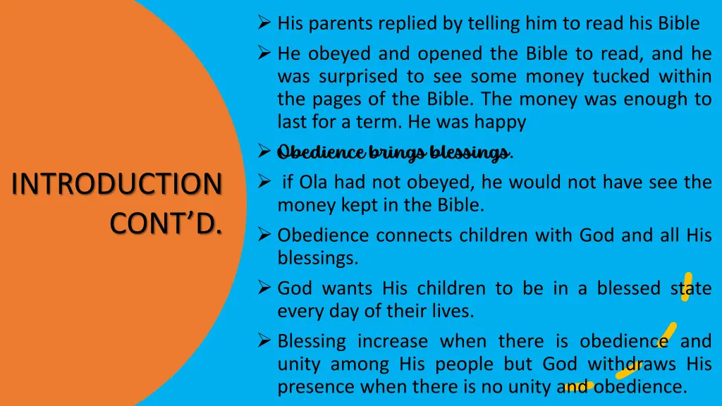 his parents replied by telling him to read