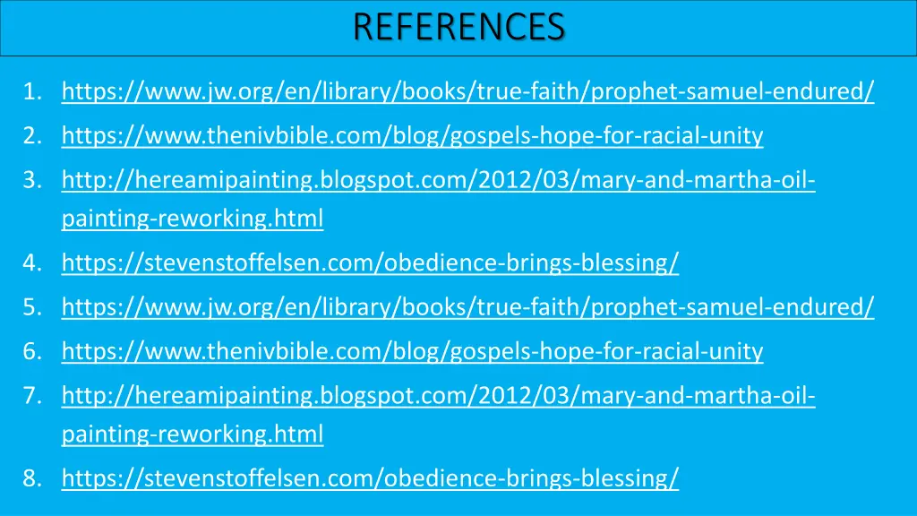 references