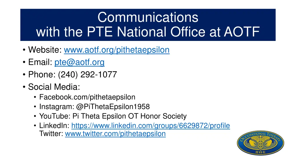 communications