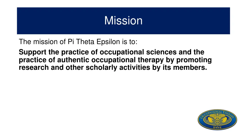 mission