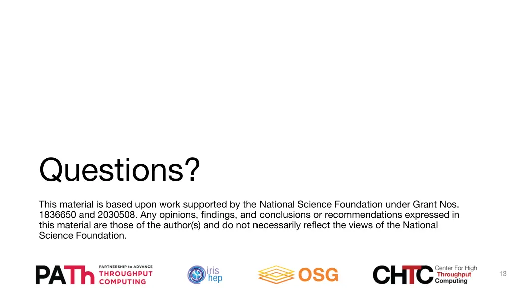questions