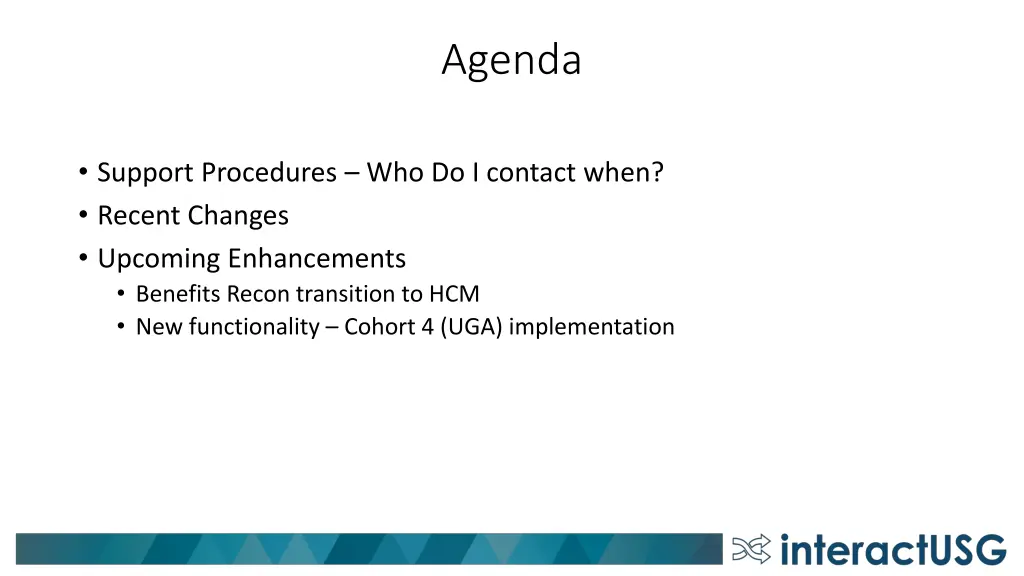 agenda
