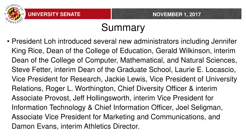 university senate 4