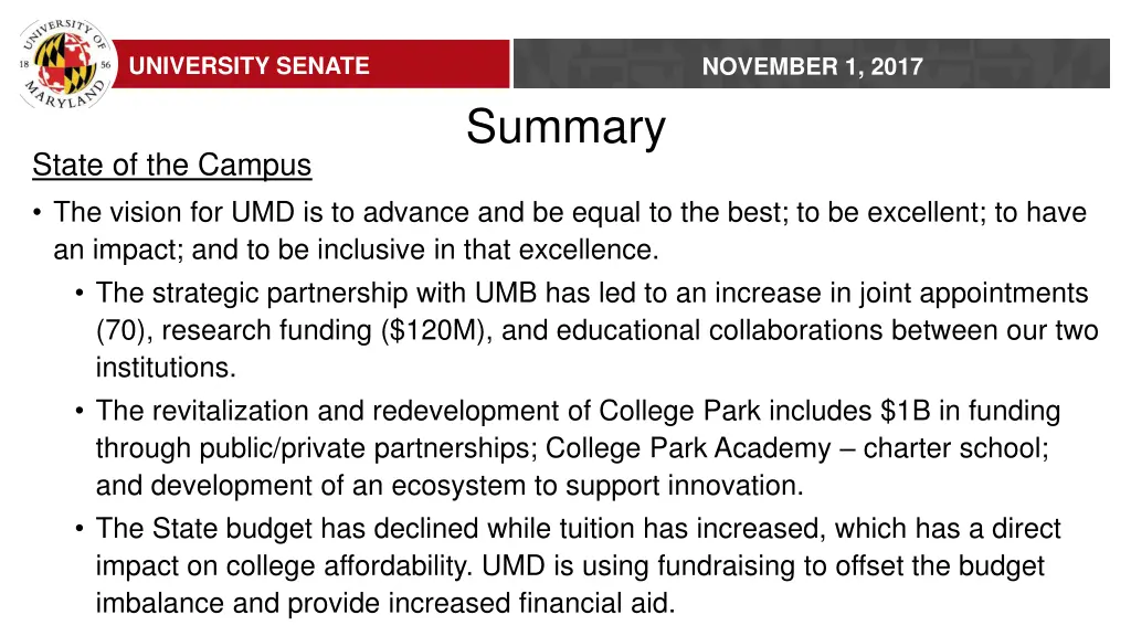 university senate 5