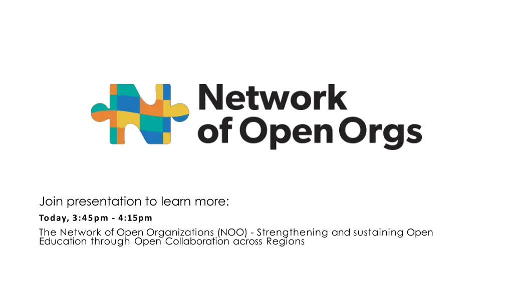 join presentation to learn more