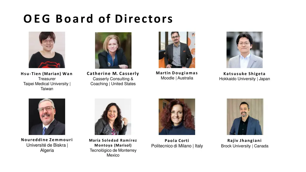 oeg board of directors