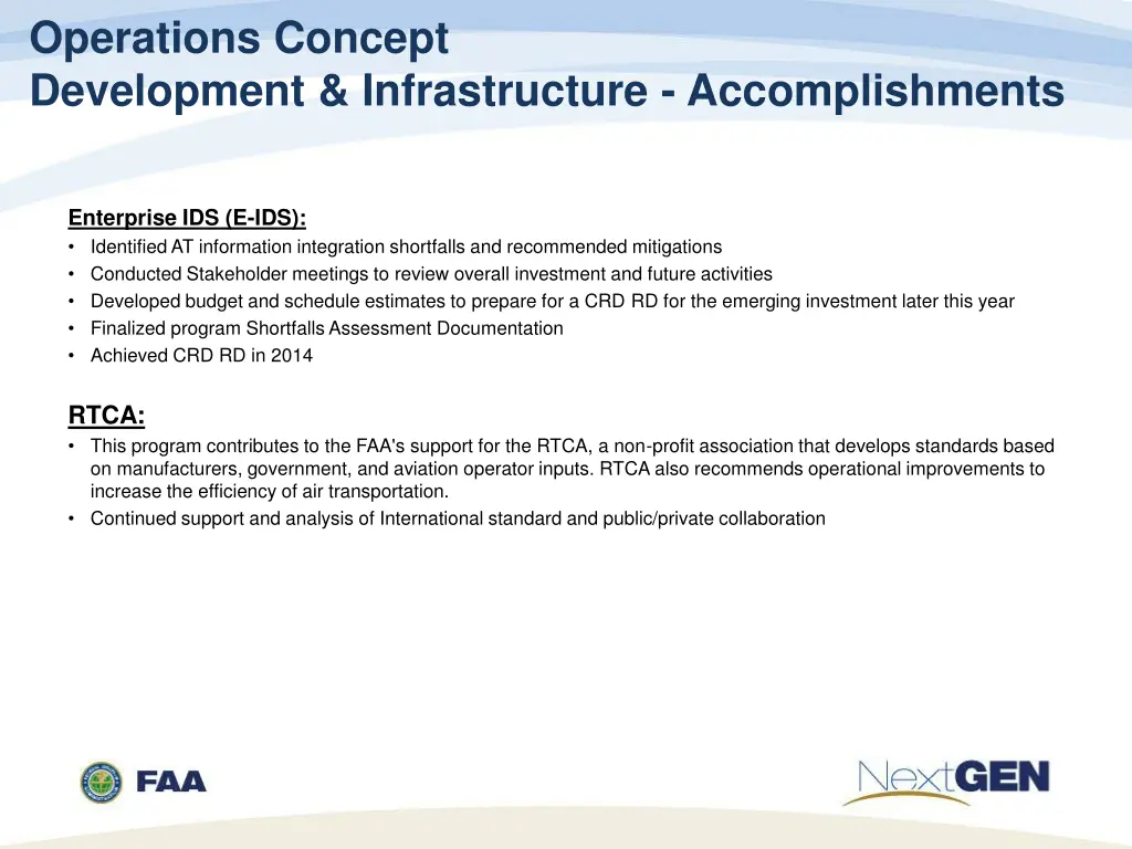 operations concept development infrastructure 2