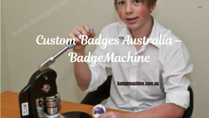 badgemachine com au