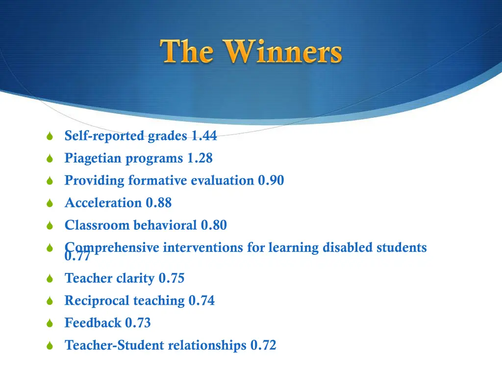 self reported grades 1 44