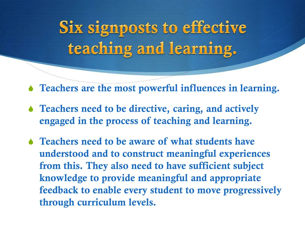 teachers are the most powerful influences