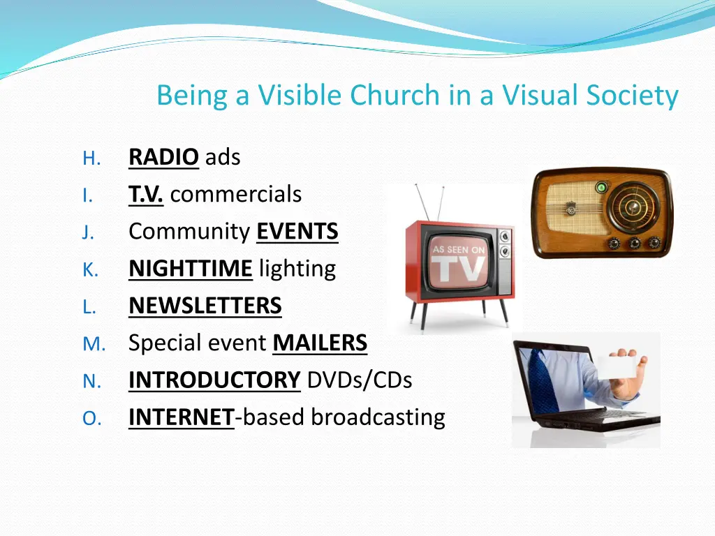 being a visible church in a visual society 8