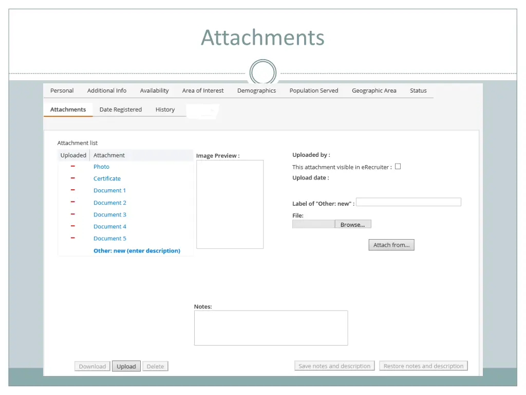 attachments