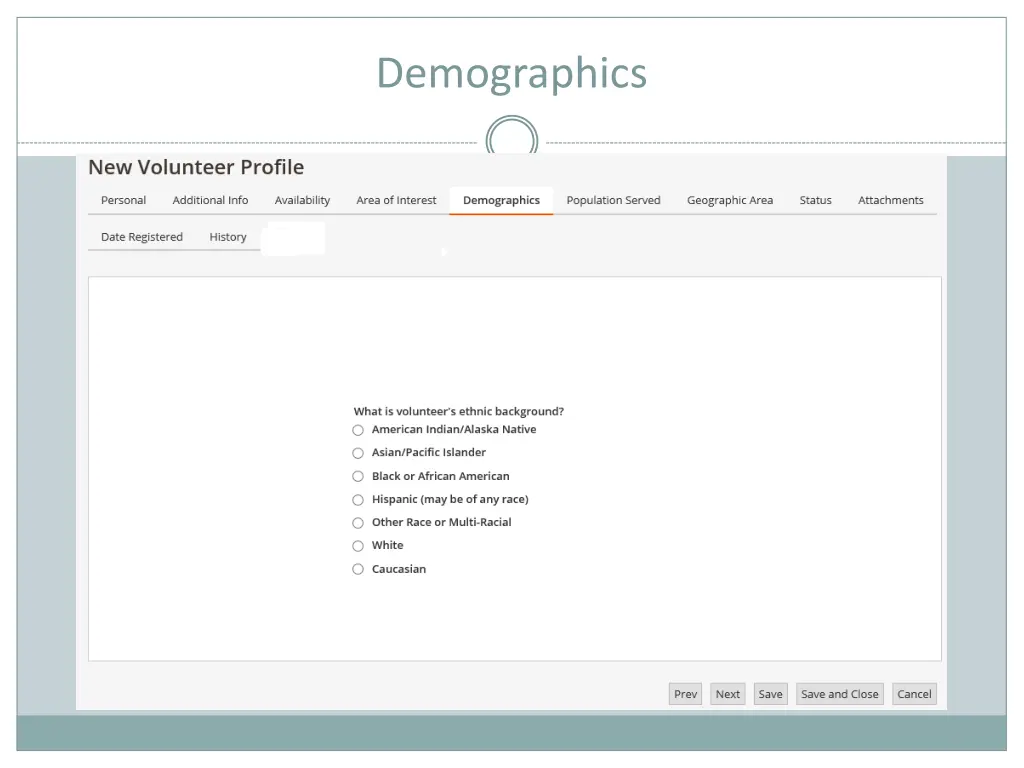 demographics