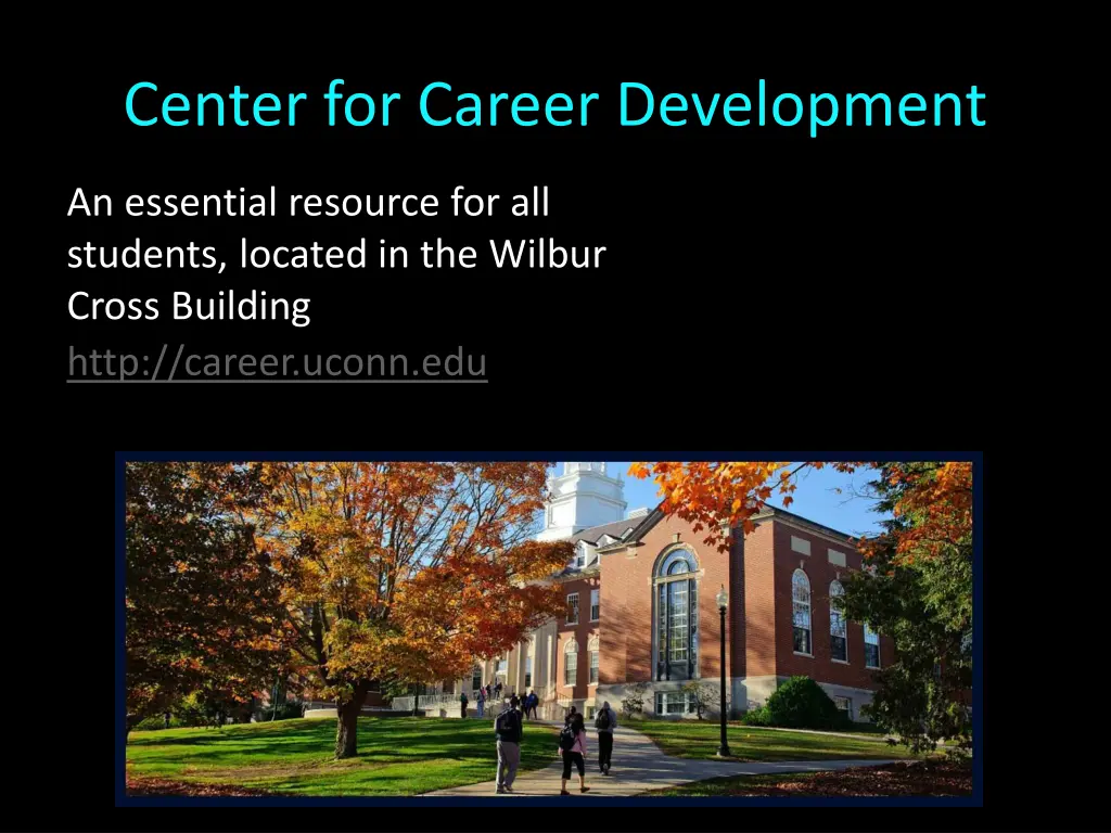 center for career development