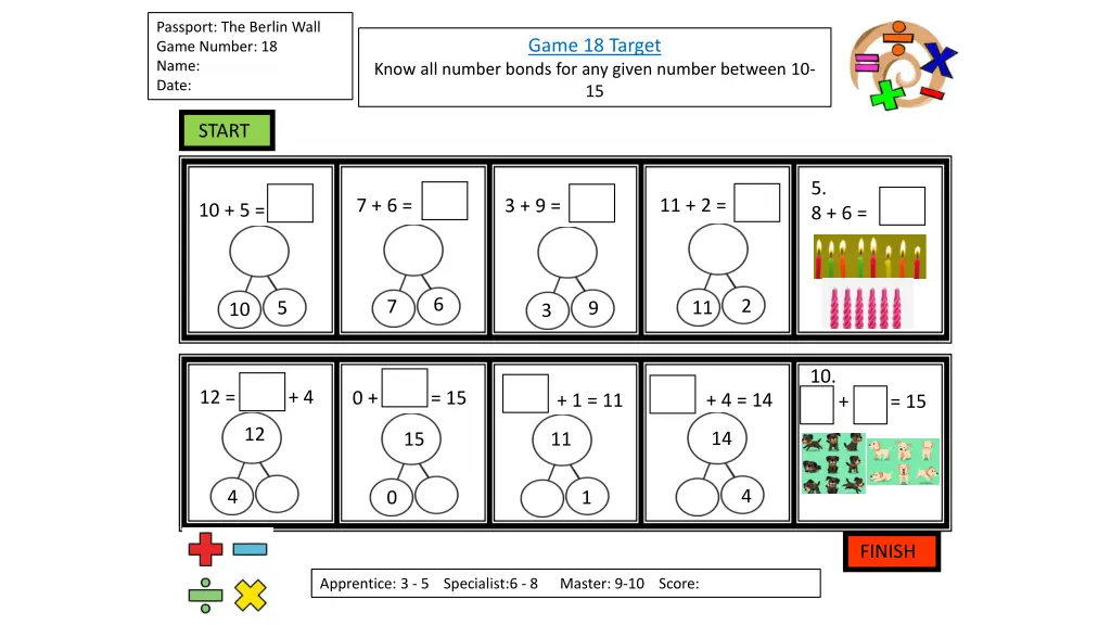 passport the berlin wall game number 18 name date