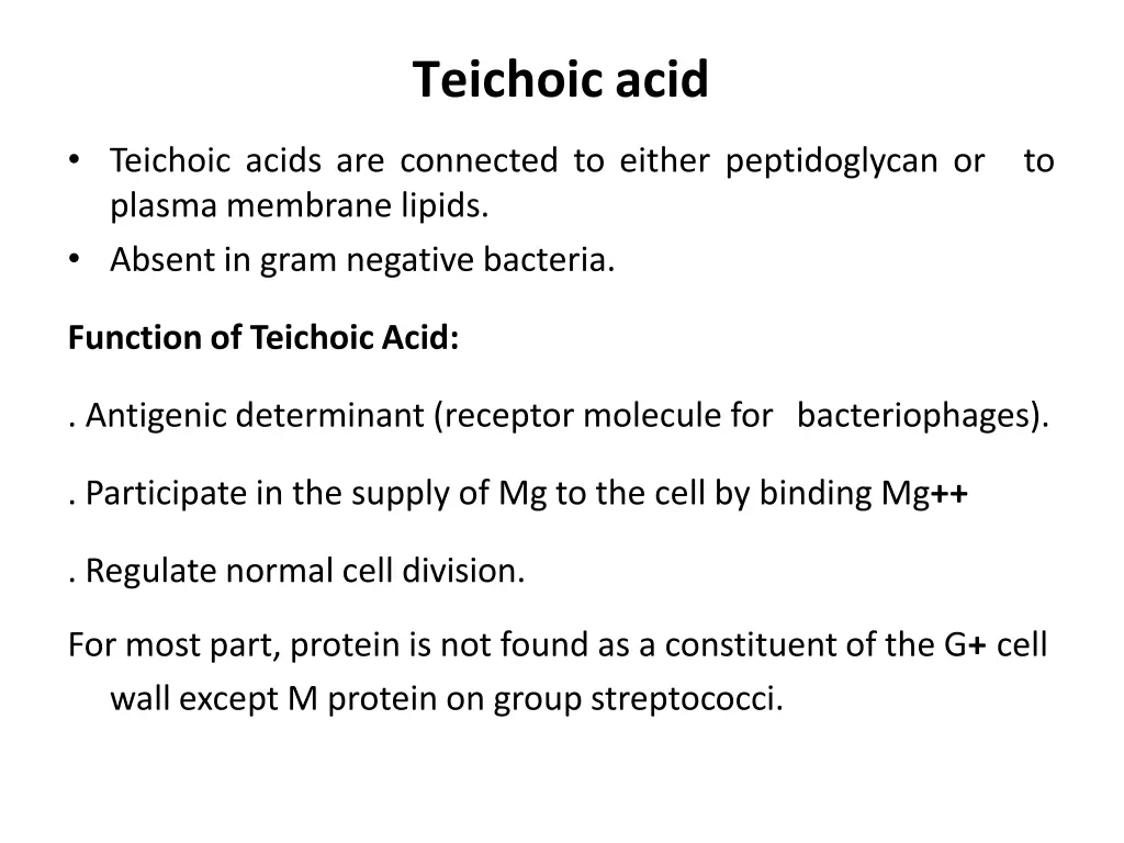 teichoicacid