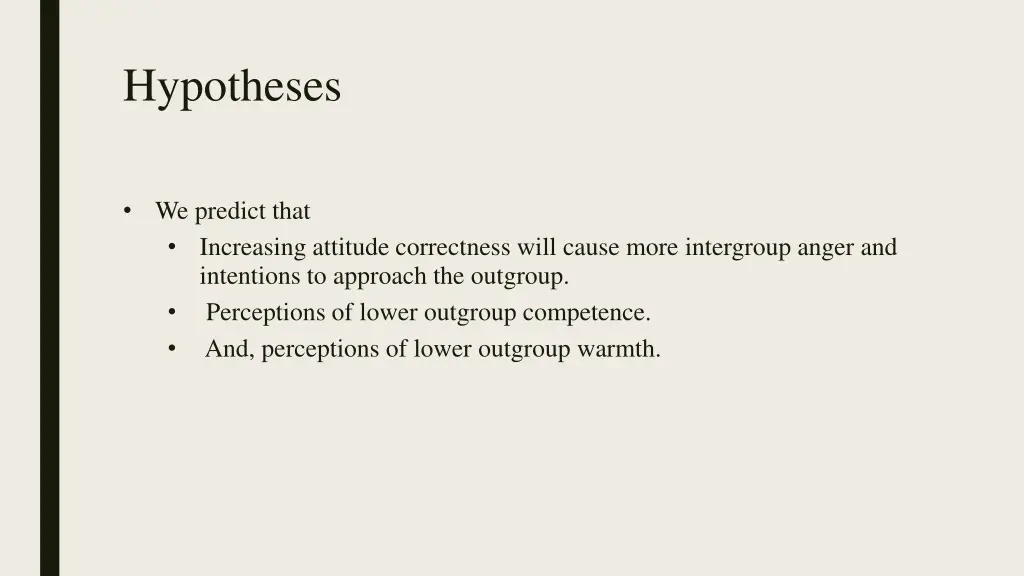 hypotheses