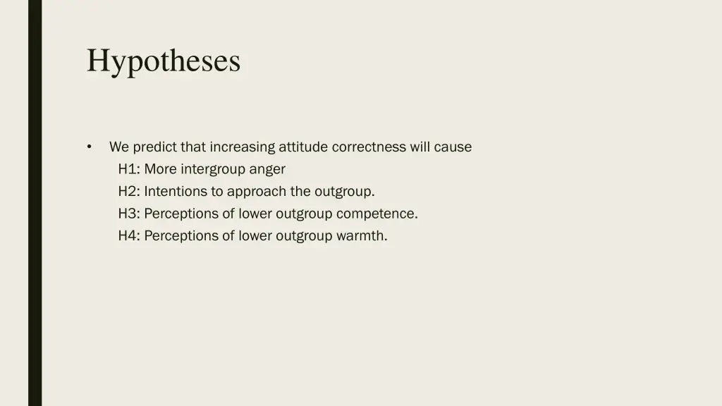 hypotheses