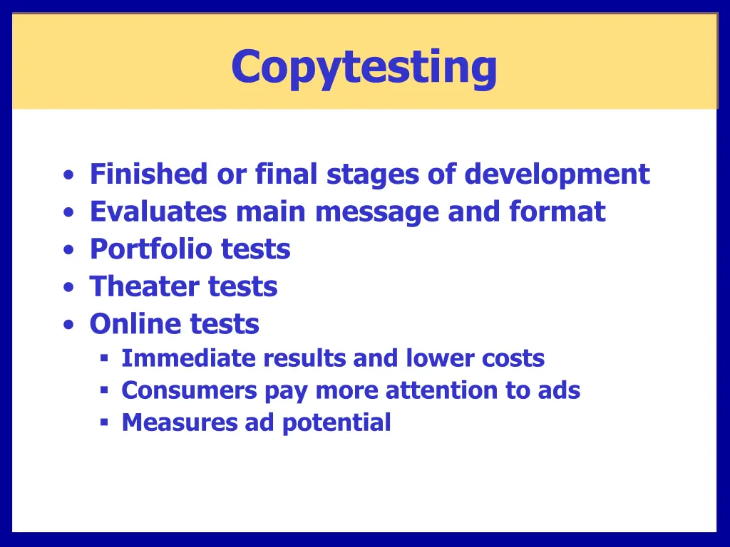 copytesting