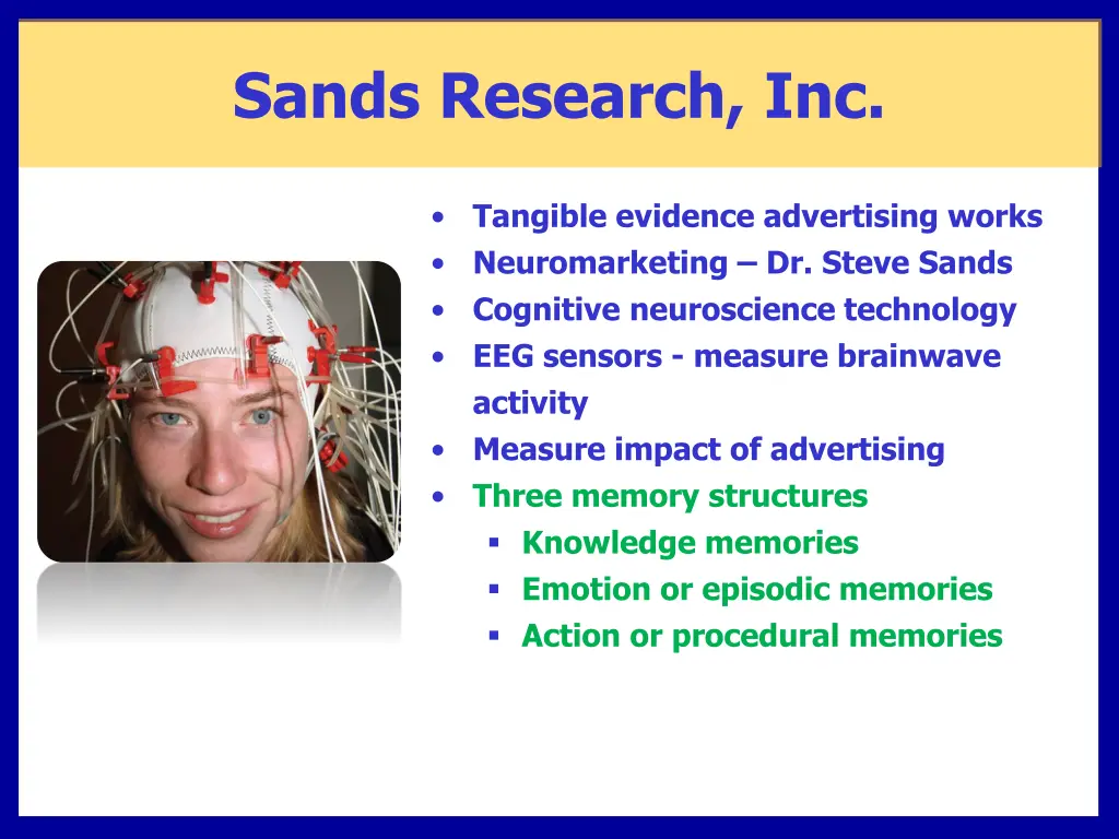 sands research inc