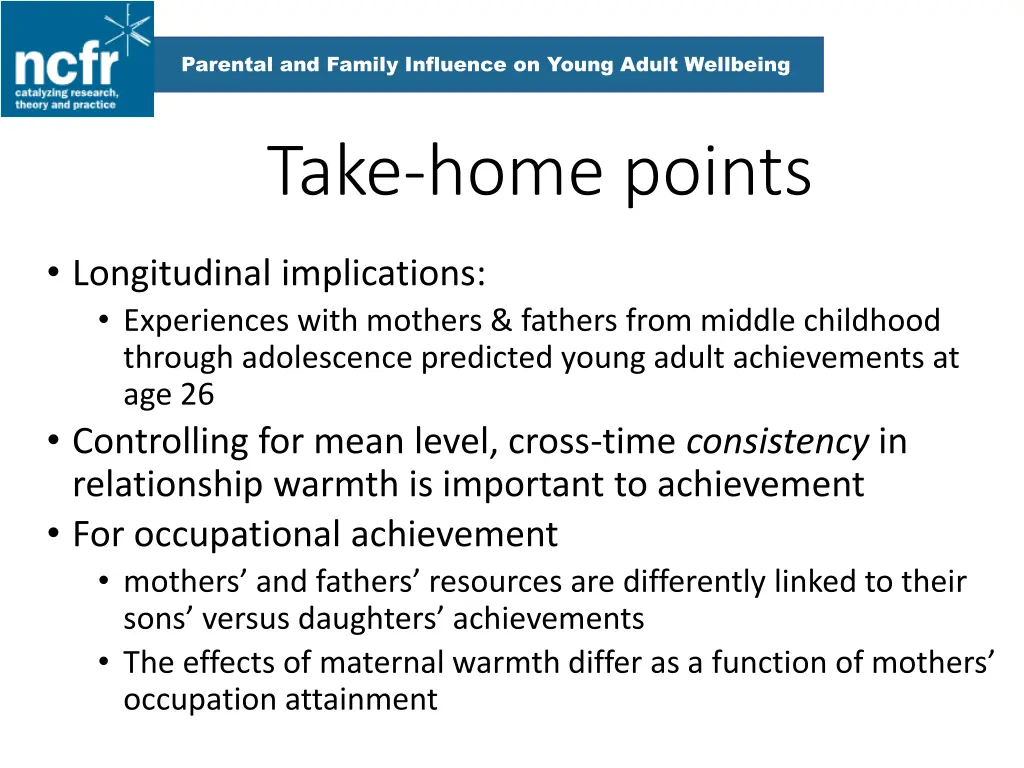parental and family influence on young adult 13
