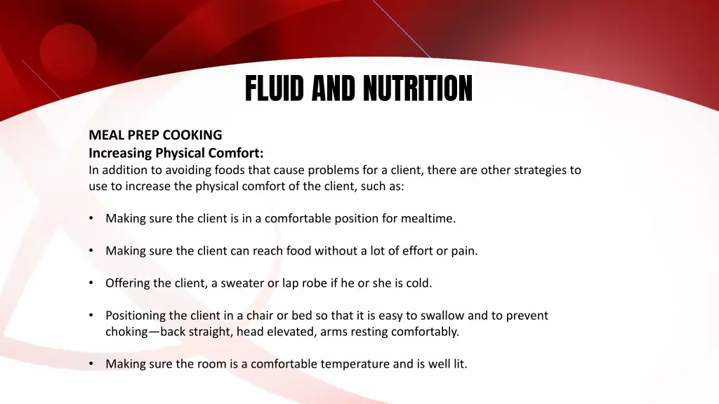 fluid and nutrition 19