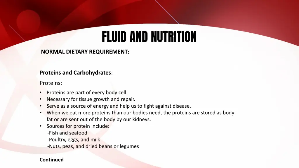 fluid and nutrition 2